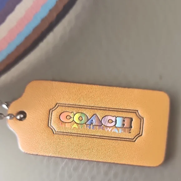 Coach Logo Leather Crossbody Bag - Picture 4 of 11